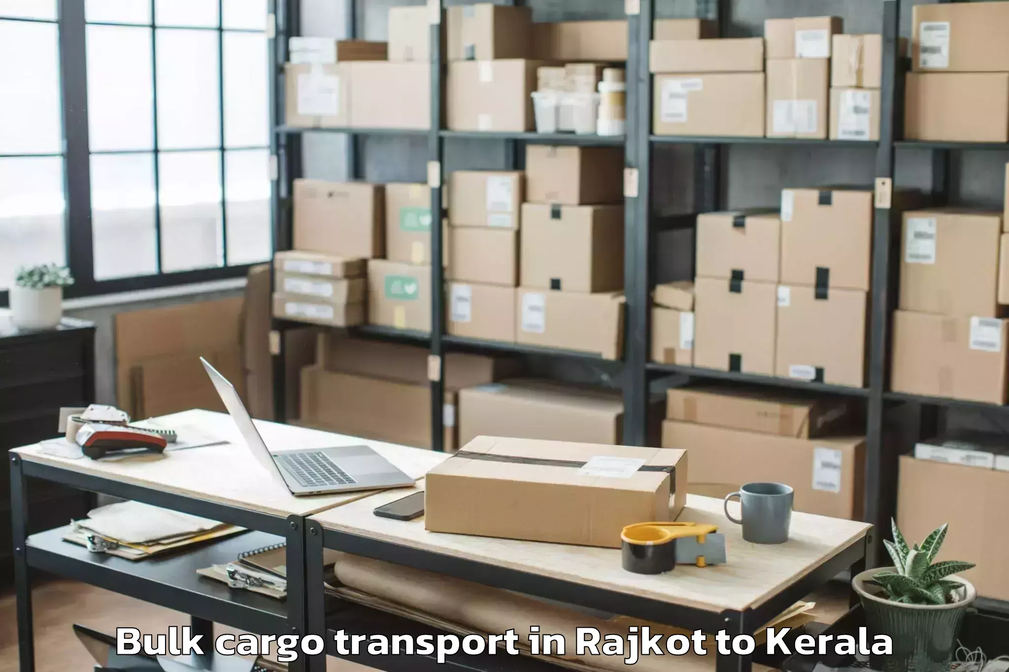 Trusted Rajkot to Palakkad Bulk Cargo Transport